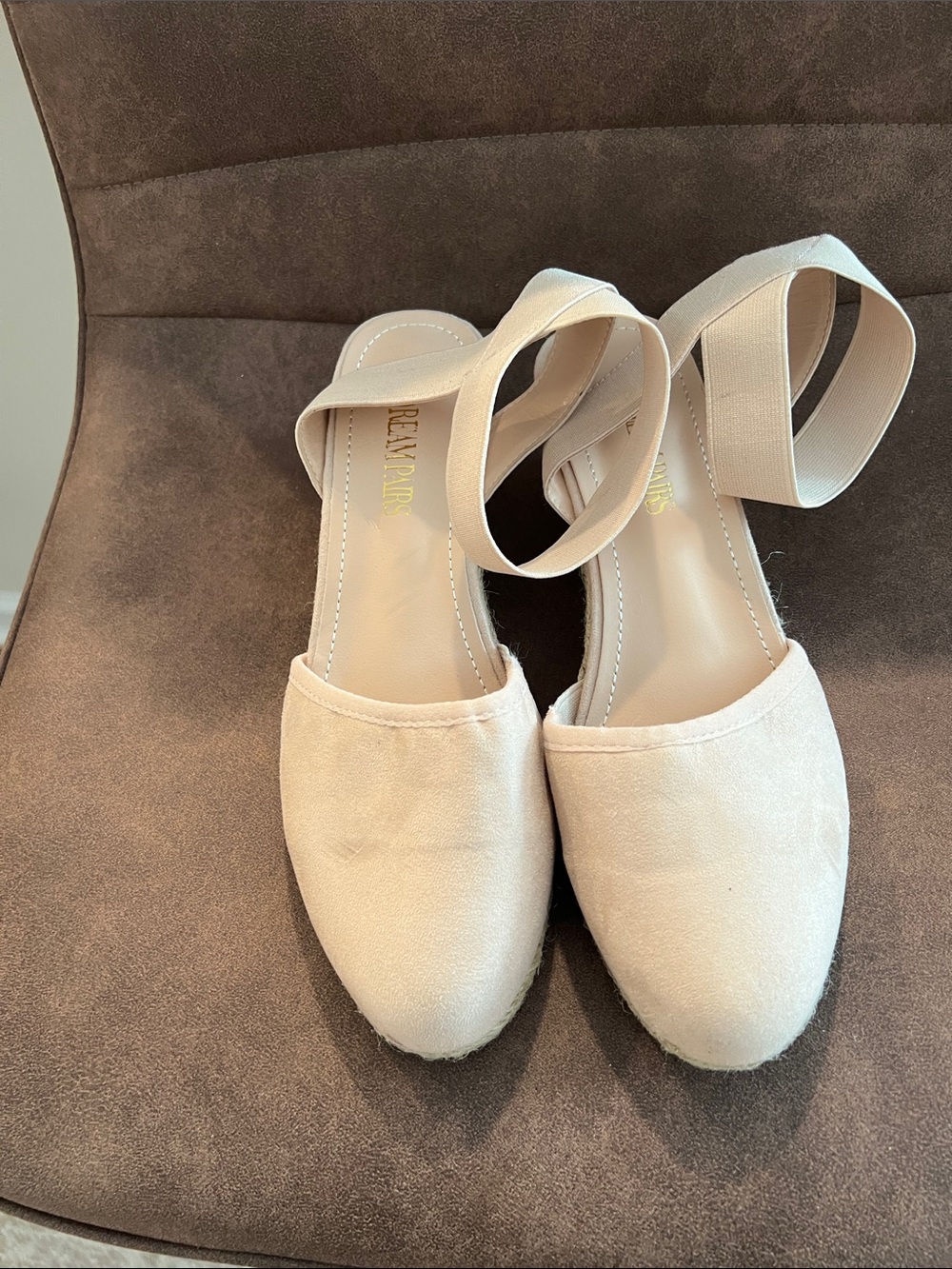 Women's Cream Espadrille Slingback